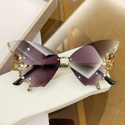 Chic Butterfly Oversized Sunglasses