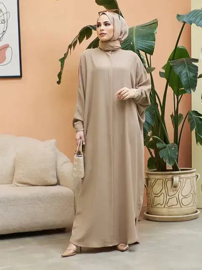 Elegant Single-Breasted Islamic Gowns