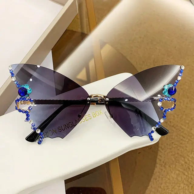 Chic Butterfly Oversized Sunglasses