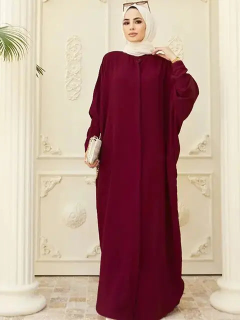 Elegant Single-Breasted Islamic Gowns